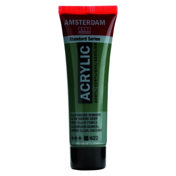 Amsterdam Standard Series Acrylverf Tube 20 ml Olijfgroen Donker 622