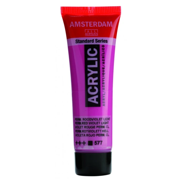 Amsterdam Acrylverf 20 ml Permroodviolet Licht 577