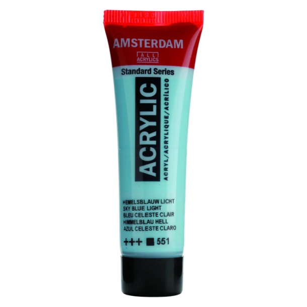 Amsterdam Standard Series Acrylverf Tube 20 ml Hemelsblauw Licht 551