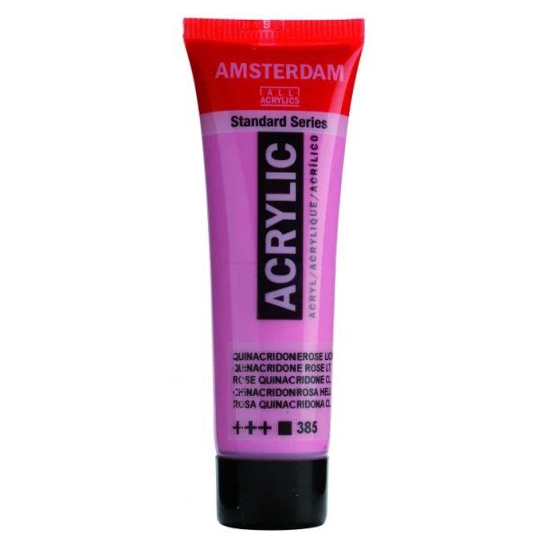 Amsterdam Acrylverf 20 ml Quinacridoneroze Licht 385