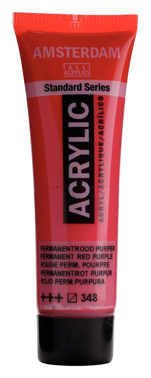 Amsterdam Standard Series Acrylverf Tube 20 ml Permanentrood Purper 348