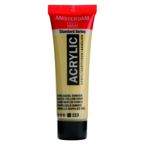Amsterdam Standard Series Acrylverf Tube 20 ml Napelsgeel Donker 223