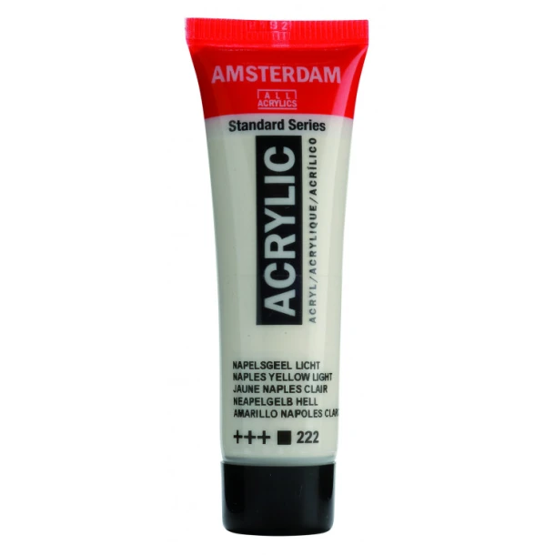 Amsterdam Acrylverf 20 ml Napelsgeel Licht 222