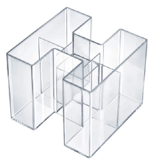 Pennenkoker Han Bravo 5 vaks transparant