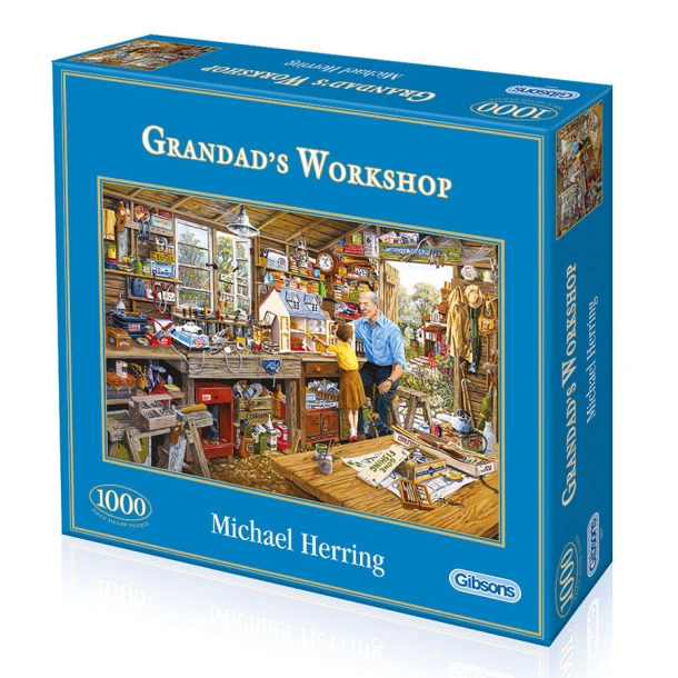 Legpuzzel Gibsons grandad‘s workshop herring 1000