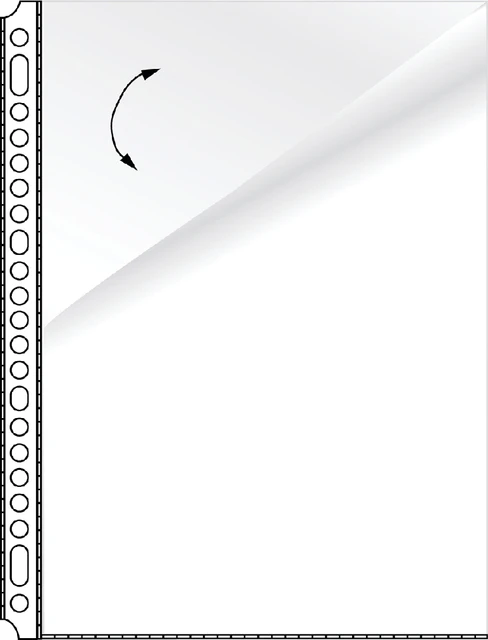 Showtas Kangaro 23-gaats PP 0.08mm glad 2zijde open 10 stuks