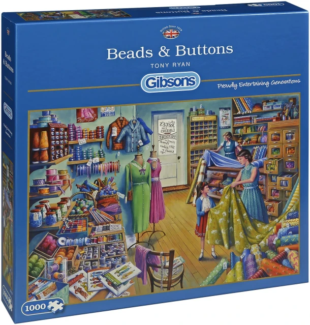 Legpuzzel Gibsons - Beads buttons 1000st.