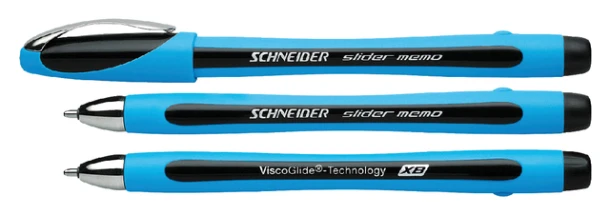 Balpen Schneider Memo XB 1,4mm kogelbreedte zwart