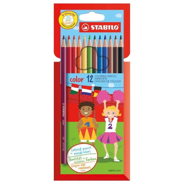 Kleurpotloden Stabilo Color etui a 12