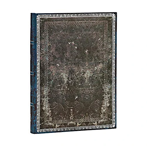 Notitieboek Paperblanks Midnight Steel Midi gelineerd