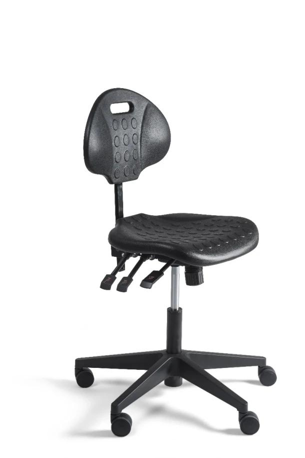 Werkstoel CSW-81, PU rug en zitting