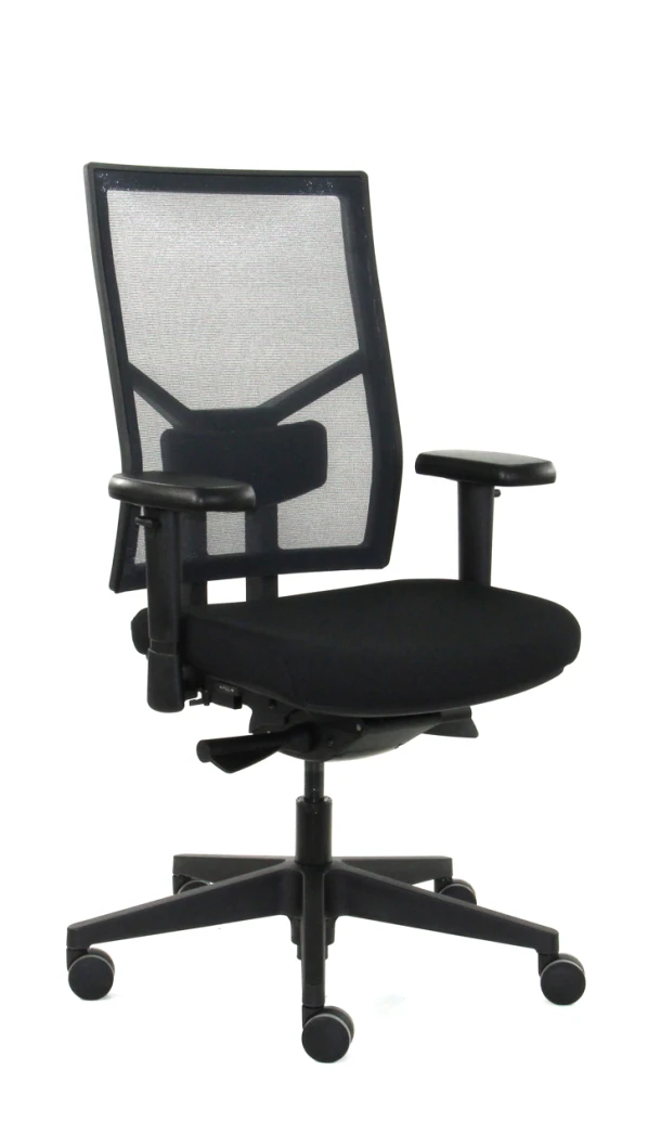 Bureaustoel CS-23NPR, armleggers, netweave rug