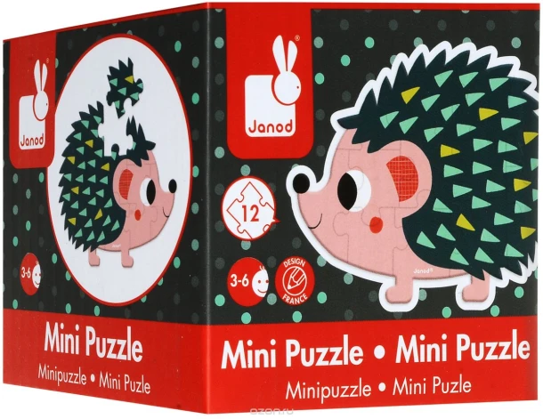 Puzzel mini Janod bosdieren