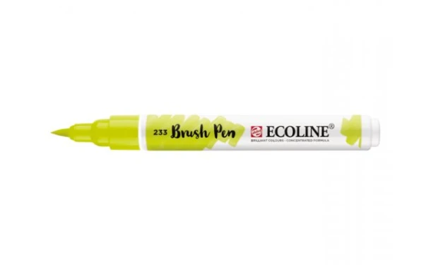 Brush pen Ecoline chartreuse