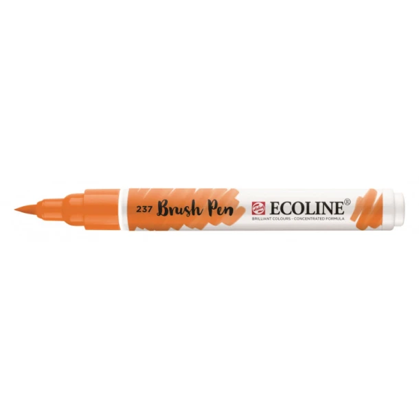 Brush pen Ecoline donker oranje