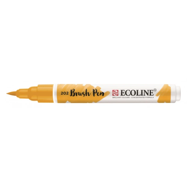 Brush pen Ecoline donker geel