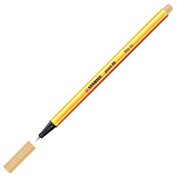 STABILO point 88 - fineliner 88/88 - licht oker
