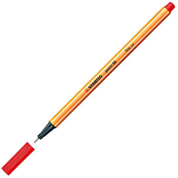 STABILO point 88 - fineliner 88/48 - licht rood