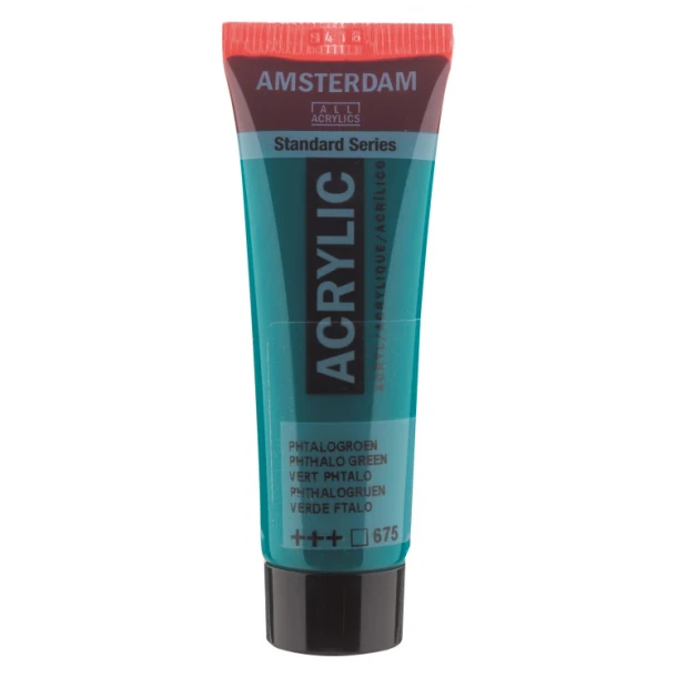 Amsterdam Standard Series Acrylverf Tube 20 ml Phtalogroen 675