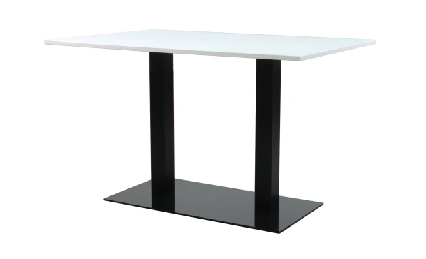 Vergadertafel Vepa T60, rechthoek, dubbele kolompoot