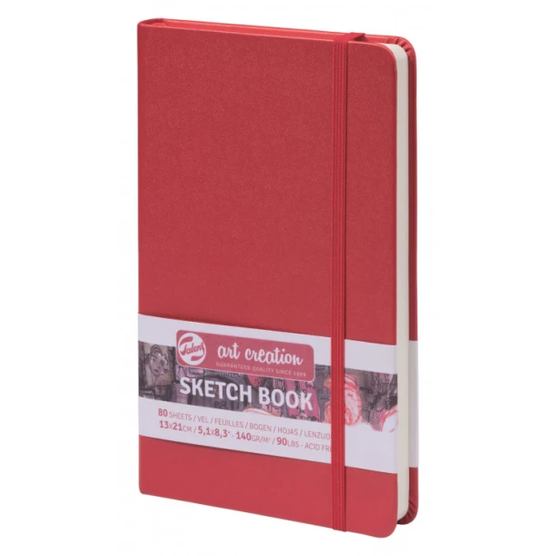Art Creation Schetsboek Rood 13 x 21 cm 140 g 80 Vellen
