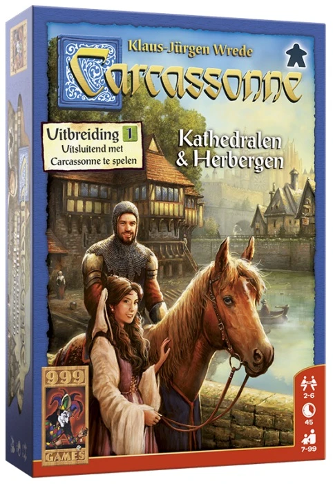 Carcassonne: Kathedralen & Herbergen Uitbreiding 1