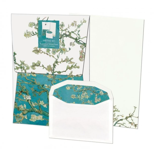 Briefpapier met enveloppen: Almond bloss