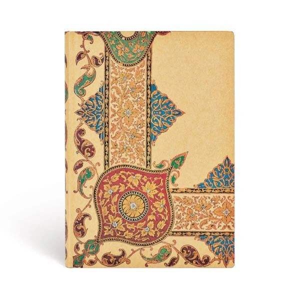 Notitieboek Flexis Paperblanks Visions of Paisley Ivory Kraft Midi Gelinieerd