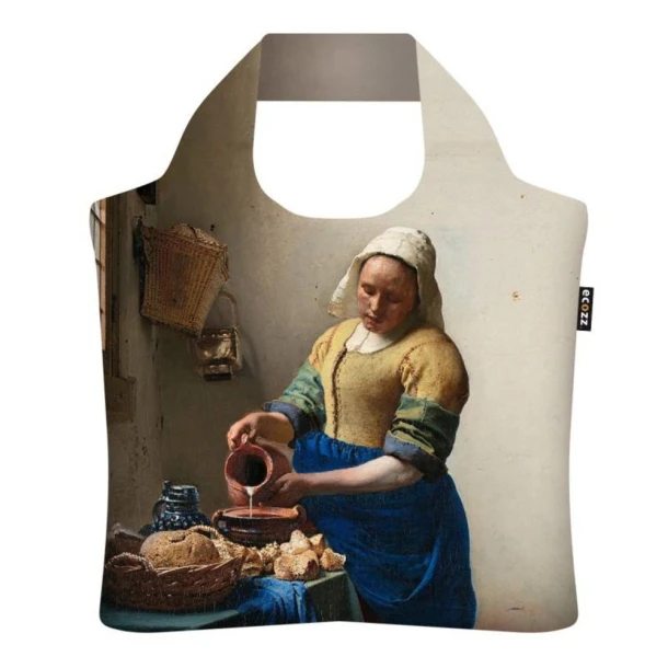 Ecozz opvouwbare draagtas -The Milkmaid