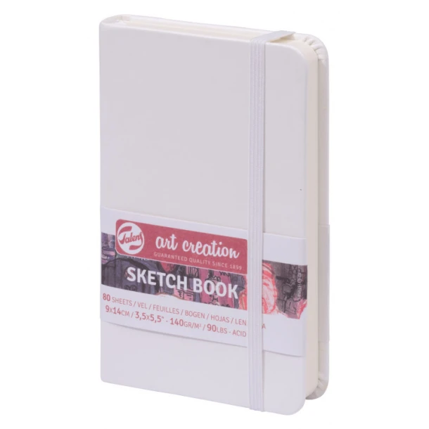 Art Creation Schetsboek Wit 9 x 14 cm 140 g 80 Vellen