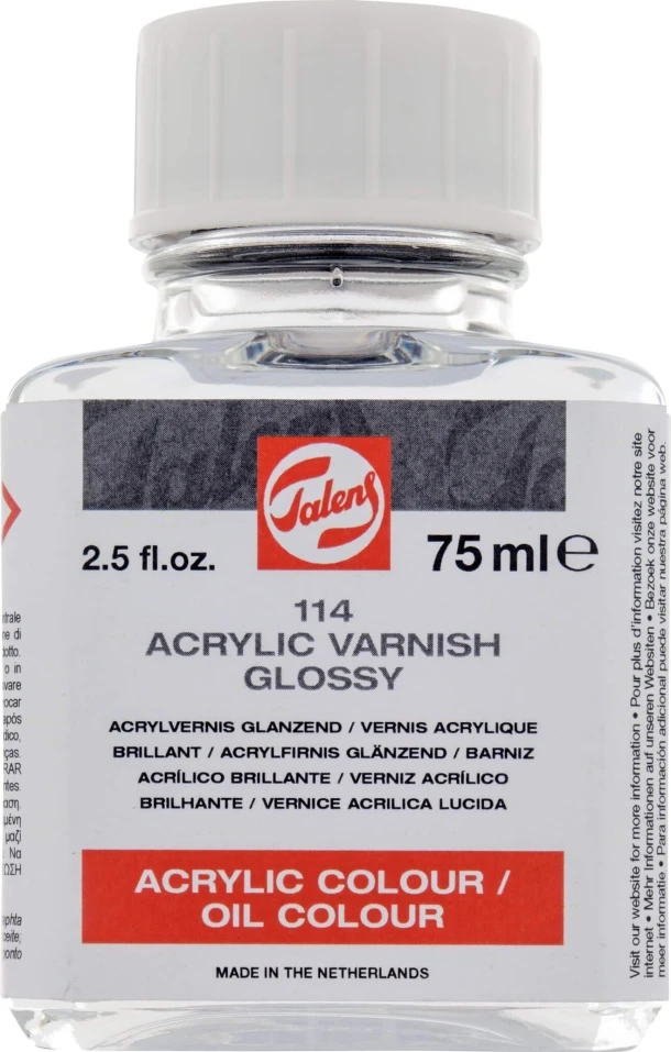 Acrylvernis glanzend flacon 75