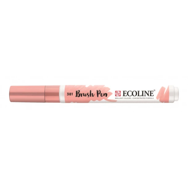 Brush pen Ecoline Pastelrood 381