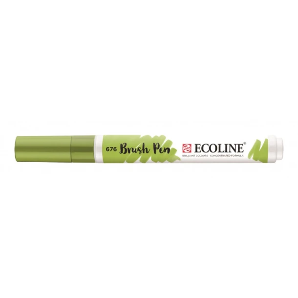 Brush pen Ecoline Grasgroen 676