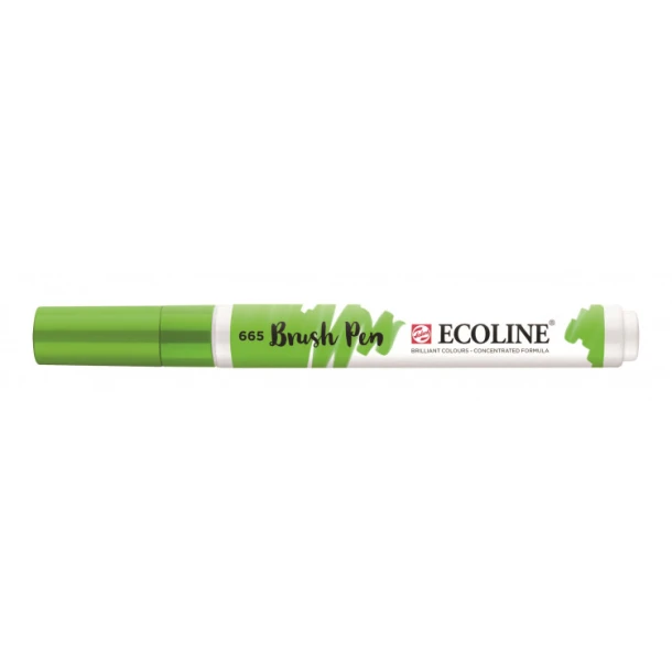 Brush pen Ecoline Lentegroen 665