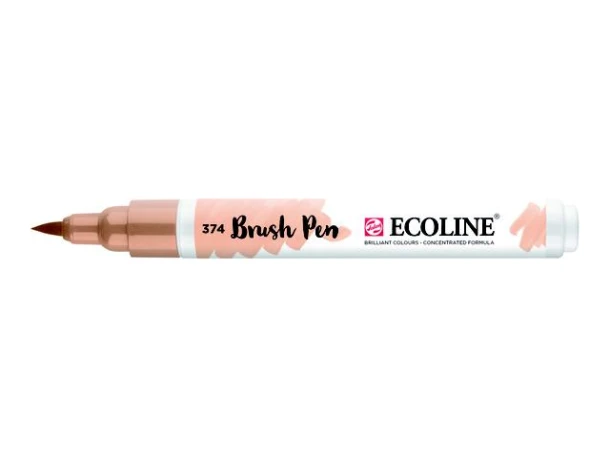 Brush pen Ecoline Roze Beige 374