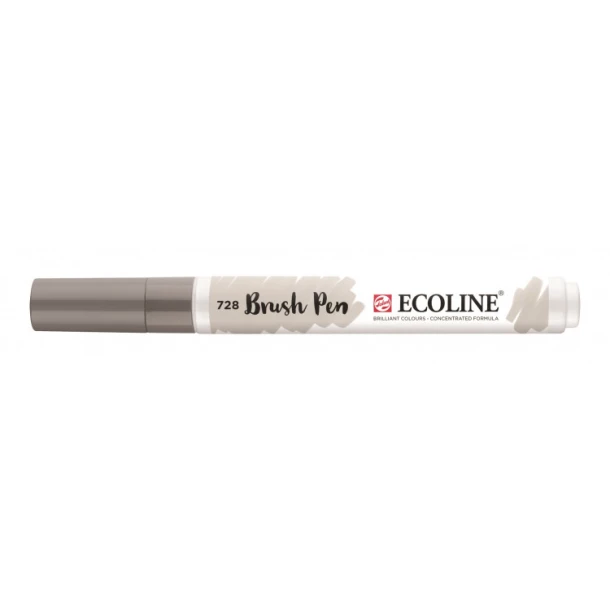Brush pen Ecoline Warmgrijs lic 728