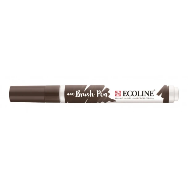 Brush pen Ecoline Sepia Donker 440