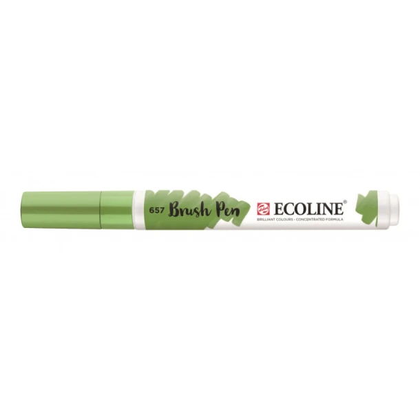 Brush pen Ecoline Bronsgroen 657