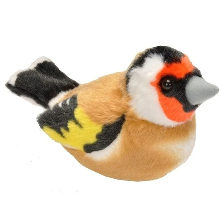Pluche vogel met geluid - PUTTER