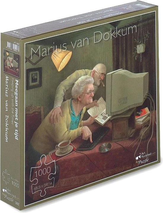 Puzzel Marius van Dokkum Meegaan met je tijd 1000s