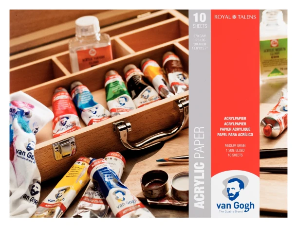 Van Gogh acrylpapier 30x40, 10