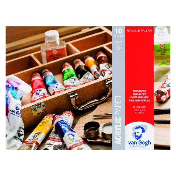 Van Gogh aquarelpapier 24x32, 300gr. 12 vel