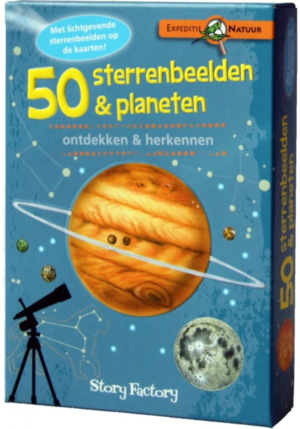 Kaartspel Expeditie Natuur 50 Sterrenbeelden & Planeten