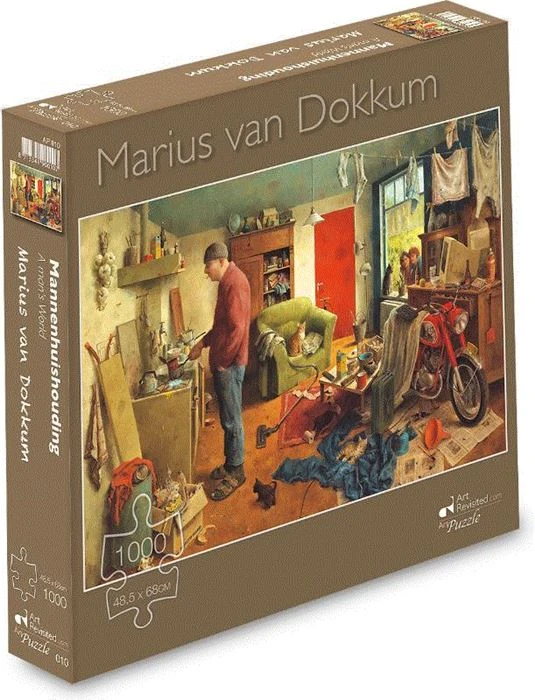 Puzzel Marius van Dokkum Mannenhuishouding 1000st