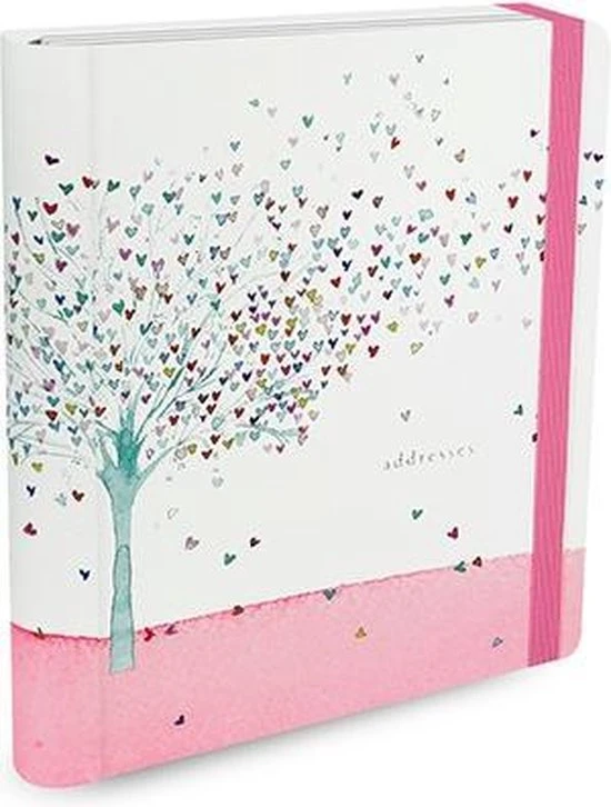 Adresboek A5 Peter Pauper Tree Comello groot