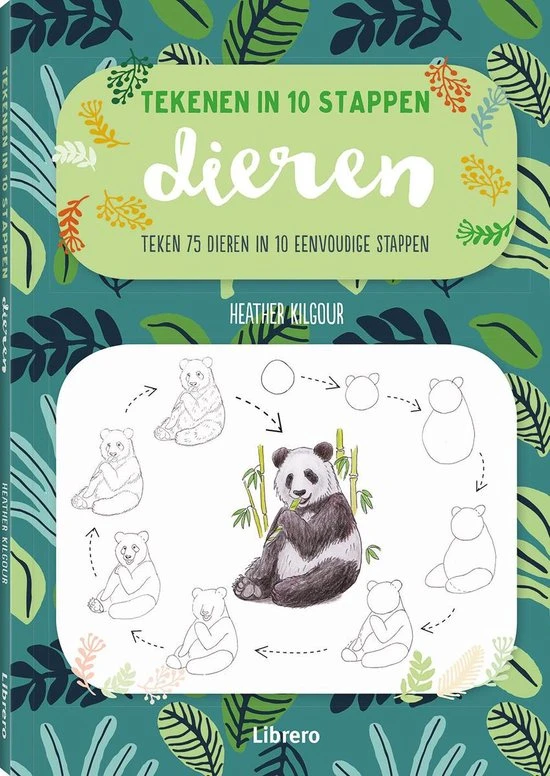Dieren - Tekenen in 10 stappen Librero
