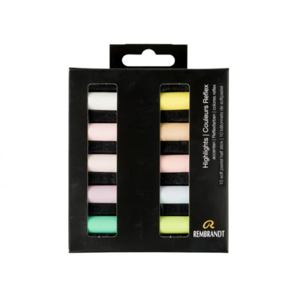 Pastels set a 10 stuks  halve Rsp Accentkleuren