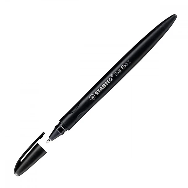 Gelpen Exxx STABILO verwijderbare inkt, zwart