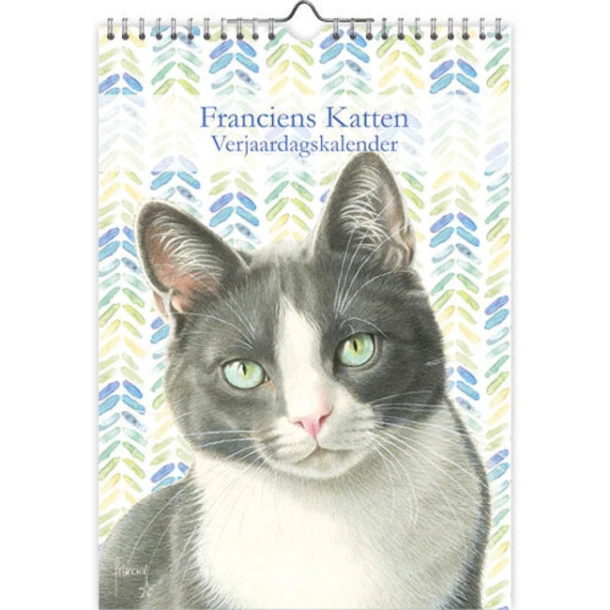 Verjaardagskalender Franciens katten A4 Tibbe