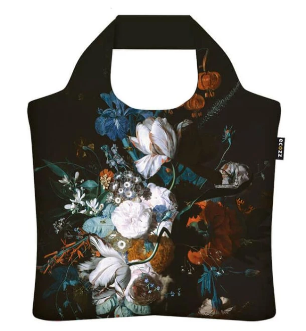 Ecozz opvouwbare draagtas -Vase With Flowers